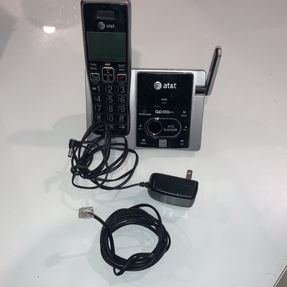 AT&T Cordless Phone with Base Answering Machine System Caller ID Announce - Picture 5 of 5